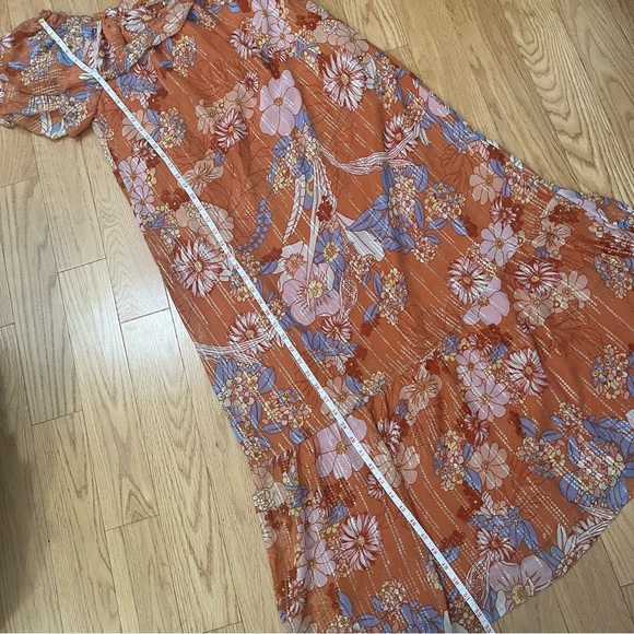 ASOS Off The Shoulder Ruffle Maxi Dress - Picture 11 of 13